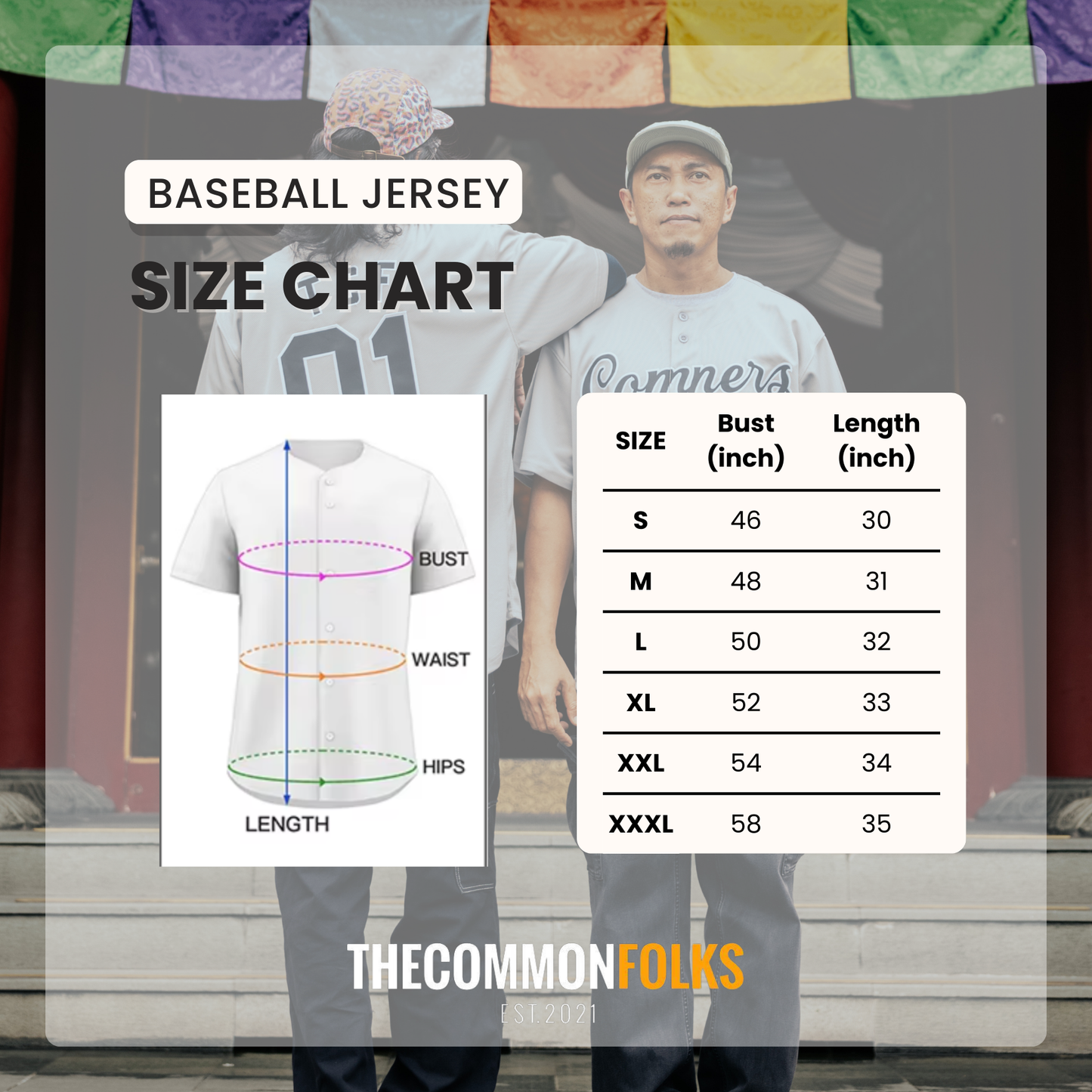 Comners Baseball Away Jersey