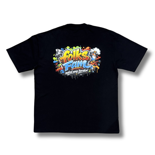 Folksfam Grafitti Oversize Tee
