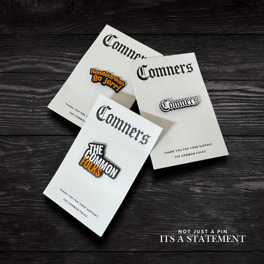 Comners Enamel Pin
